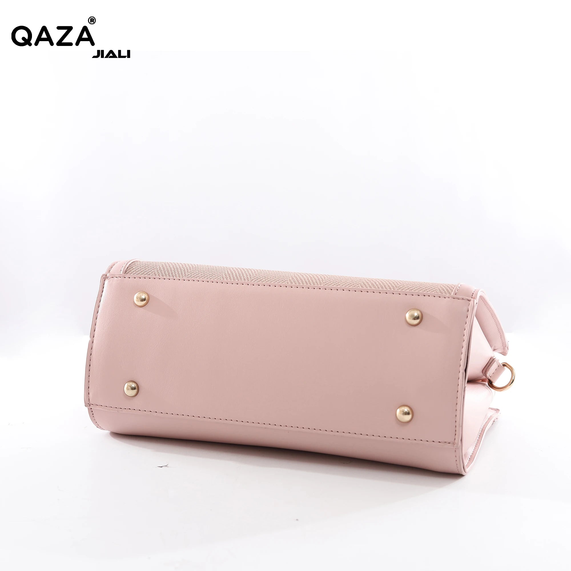 QAZA ED0538-1 Women PU Leather Herringbone Tote Handbag Set