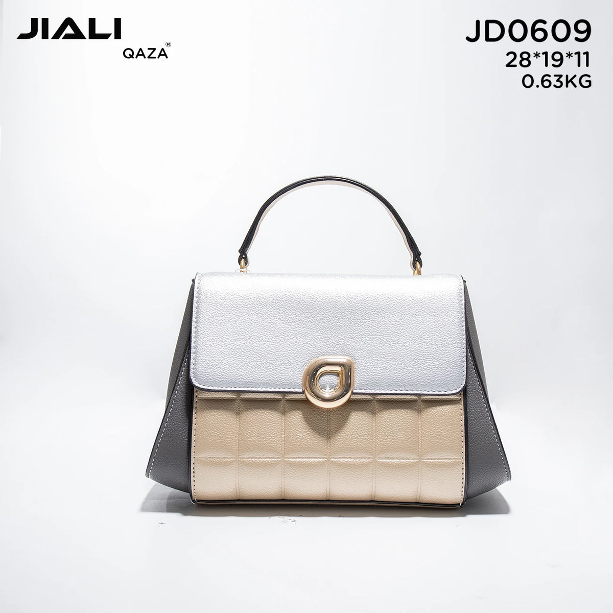 QAZA Women PU Leather Waterproof Flap Shoulder Handbag