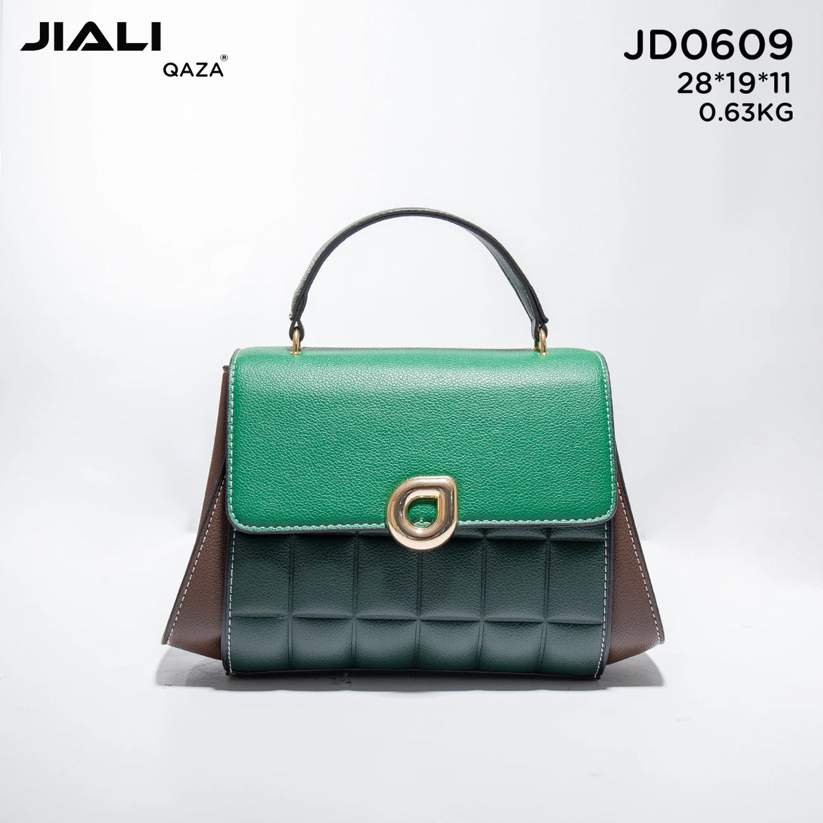 QAZA Women PU Leather Waterproof Flap Shoulder Handbag