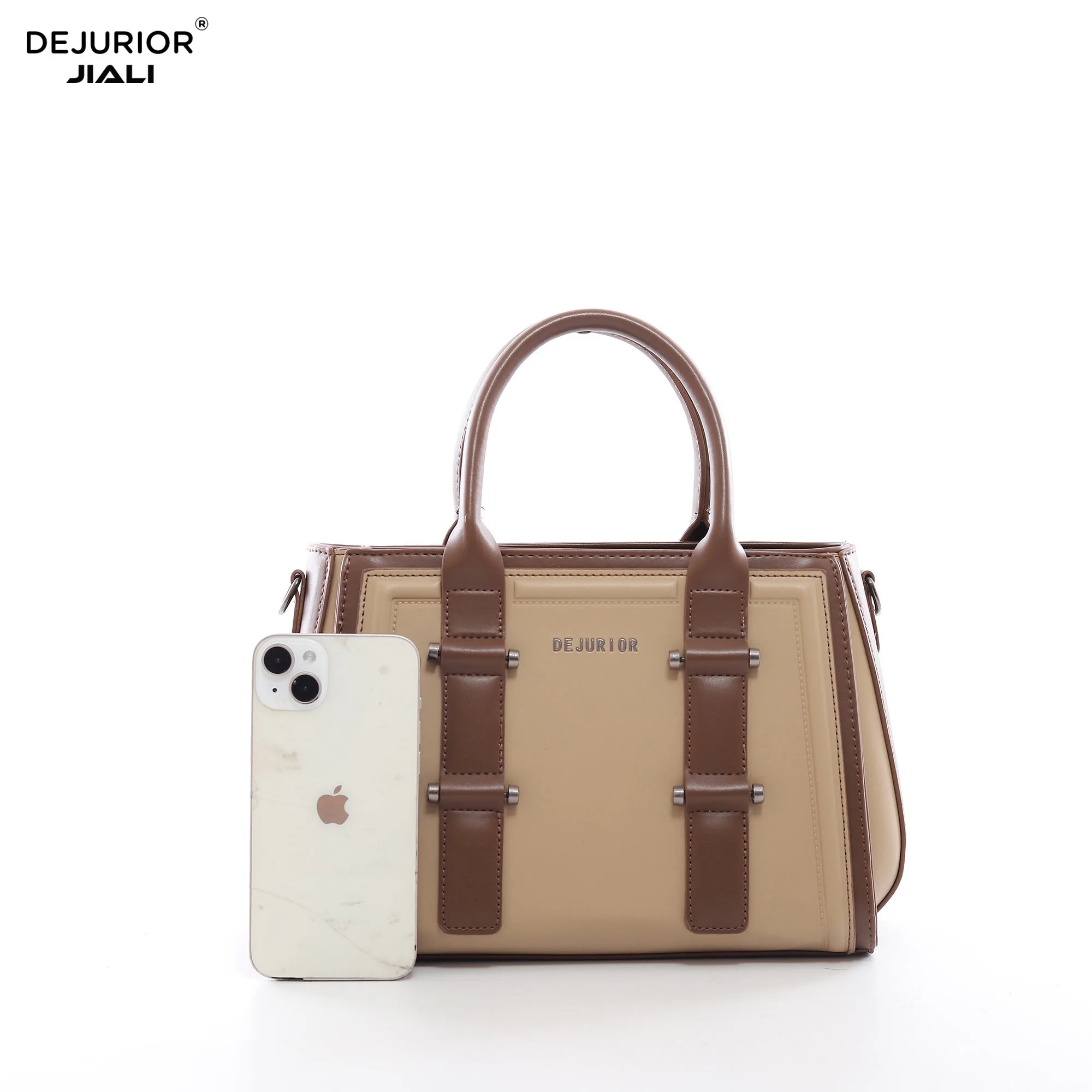 QAZA LD3909-1 Women PU Leather Quilted Tote Handbag Set