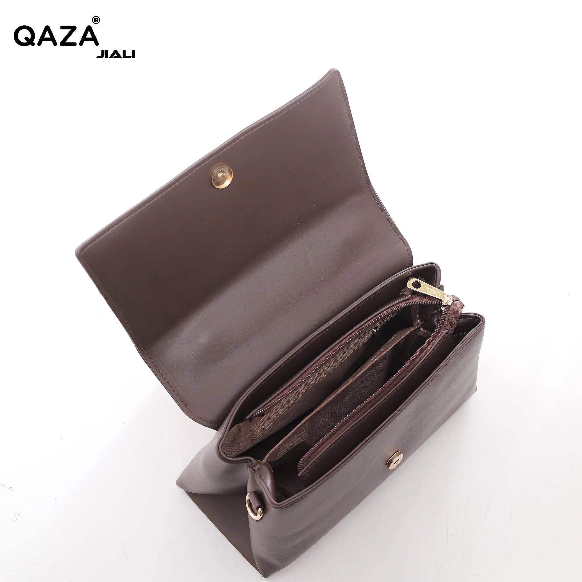 QAZA JD3728-1 Women PU Leather Weave Bow Tote Bag Set