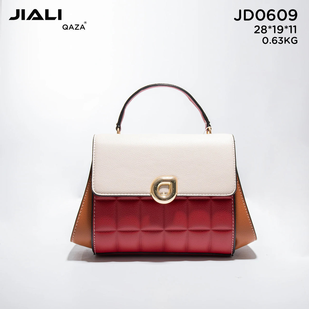 QAZA Women PU Leather Waterproof Flap Shoulder Handbag