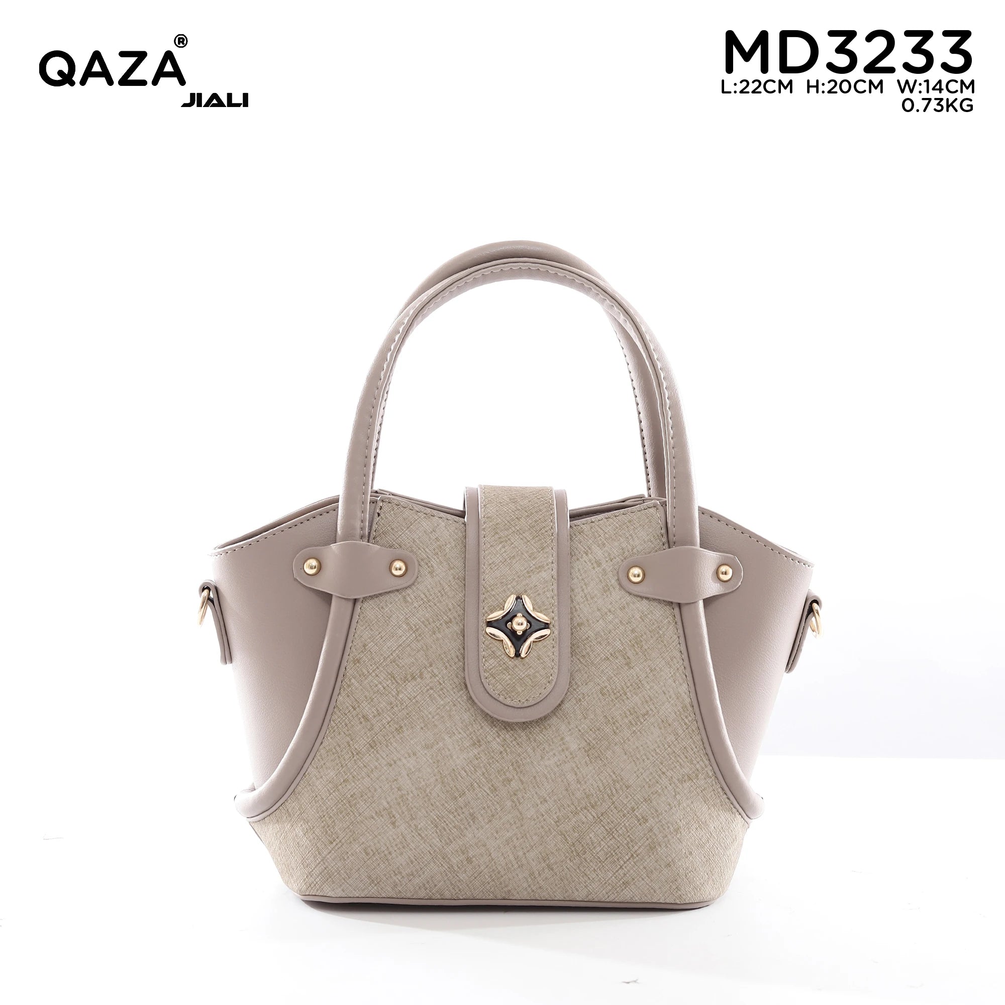 QAZA MD3233 Women PU Leather Bucket Shoulder Bag