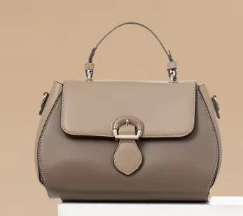 QAZA Women PU Leather 2-in-1 Lightweight Shoulder Messenger Handbag