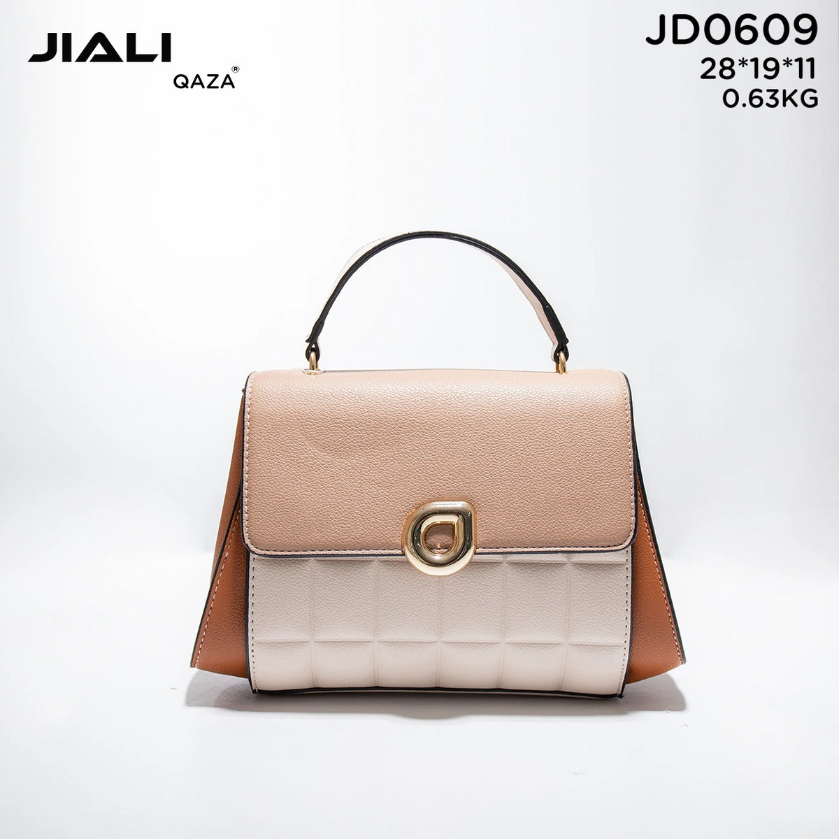 QAZA Women PU Leather Waterproof Flap Shoulder Handbag