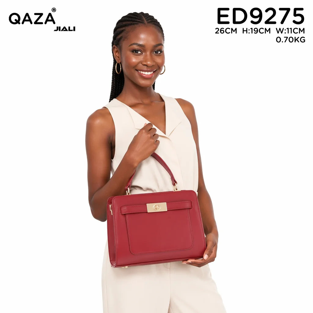 Women PU Leather Large Capacity Tote Shoulder Bag ED9275