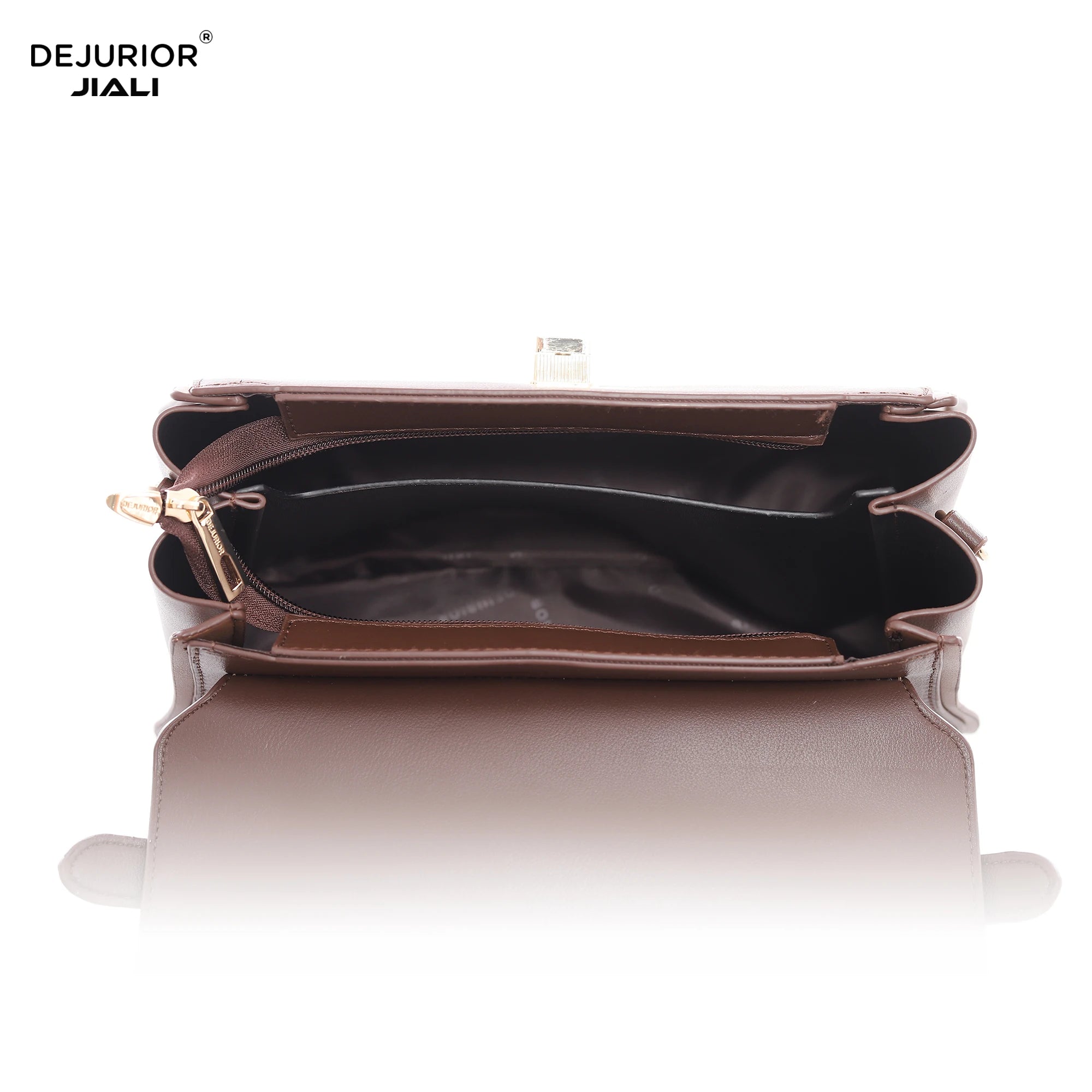 QAZA Women PU Leather Waterproof Large Capacity Flap Shoulder Bag