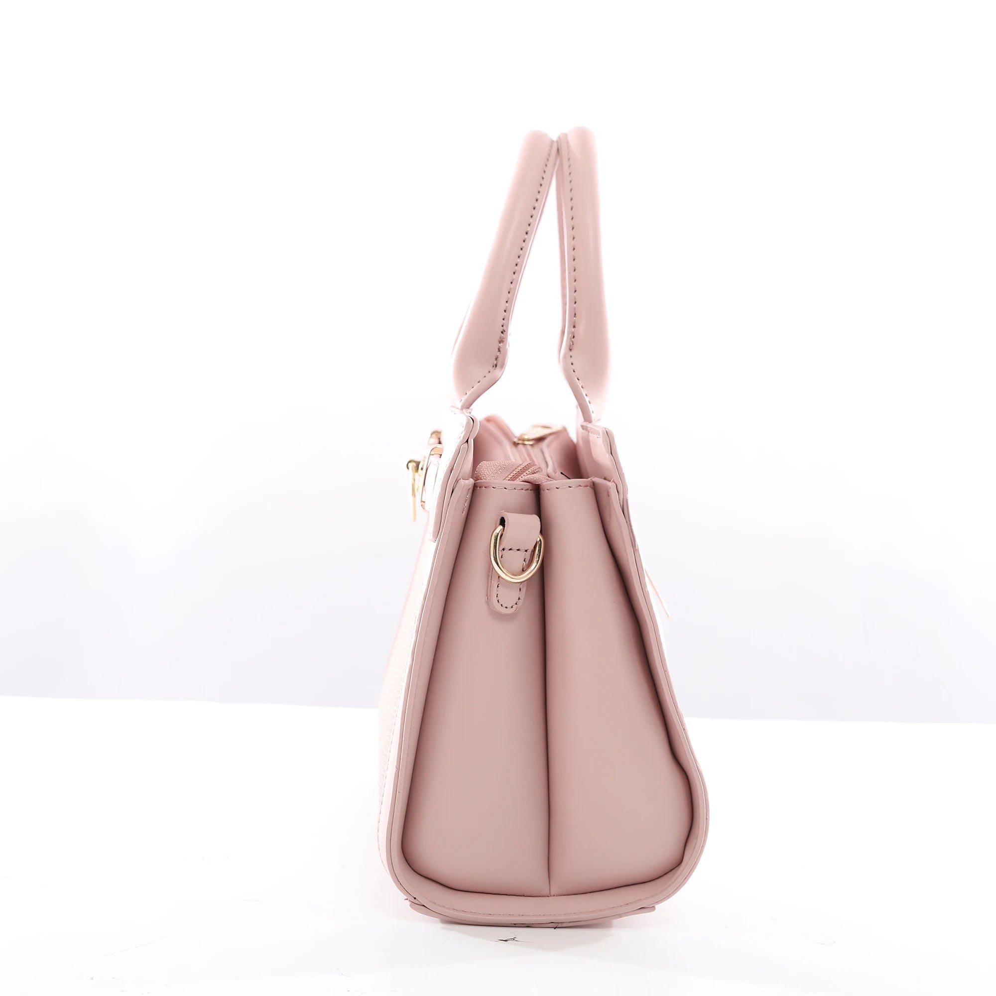 QAZA ED0538-1 Women PU Leather Herringbone Tote Handbag Set