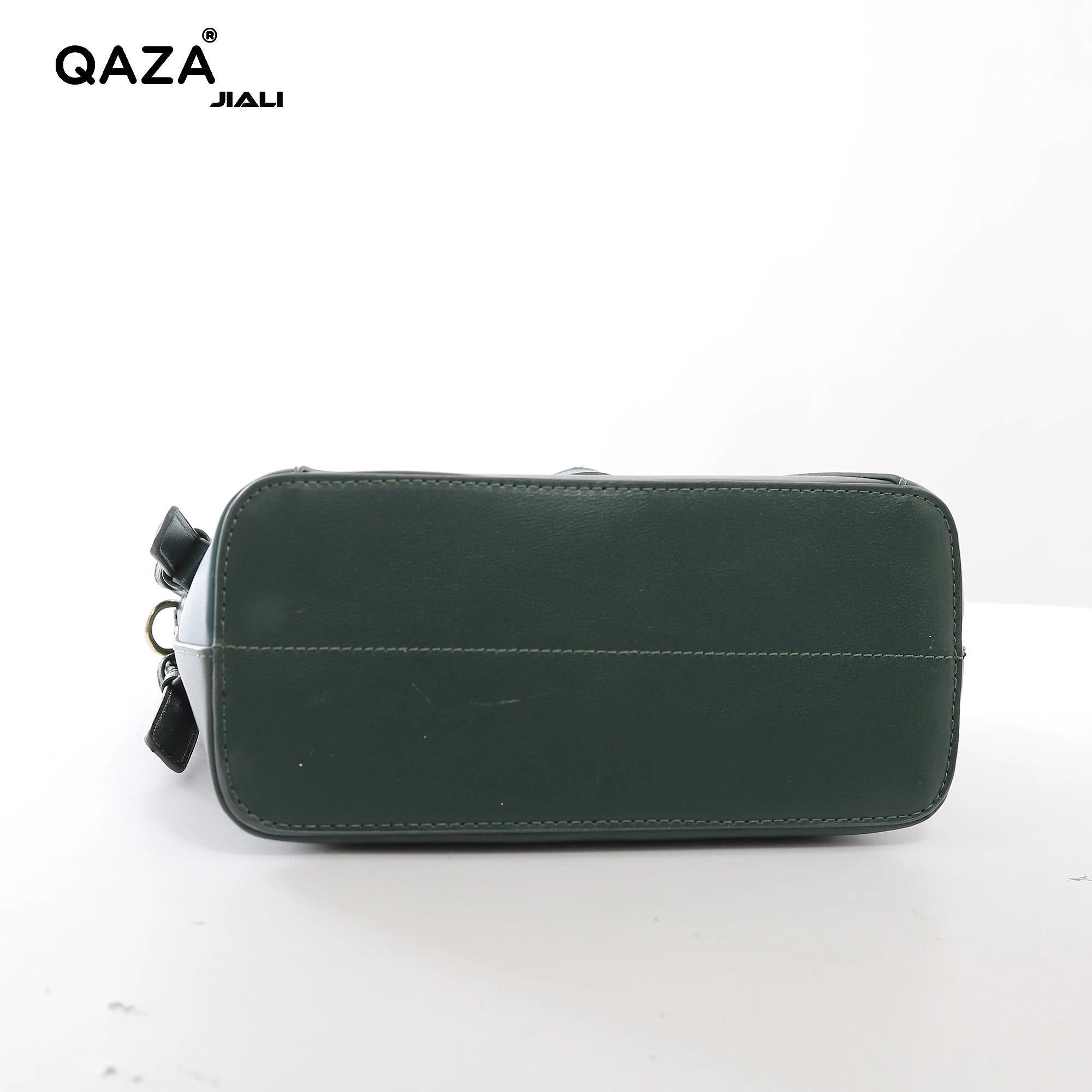 QAZA MD3264-1 Women PU Leather Contrast Splicing Top Handle Crossbody Bag Set