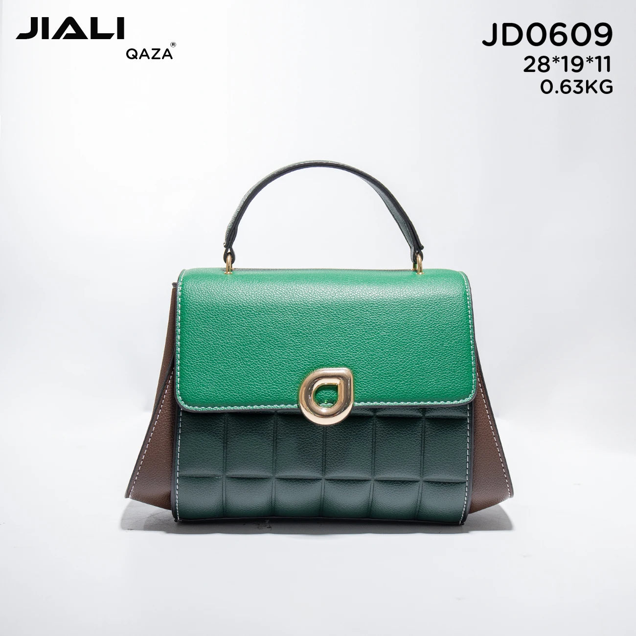 QAZA Women PU Leather Waterproof Flap Shoulder Handbag