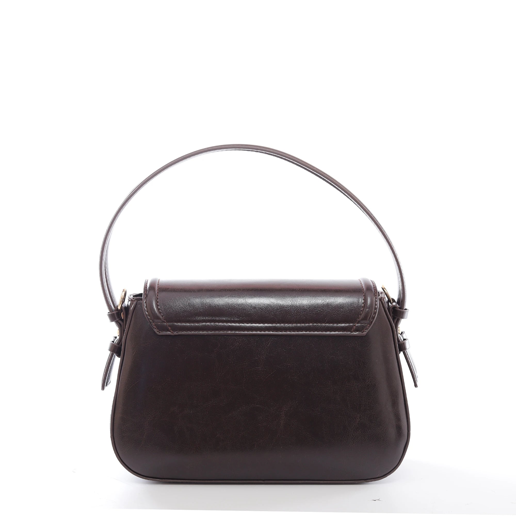 QAZA JD6531-1 Women PU Leather Vintage Tote Shoulder Bag
