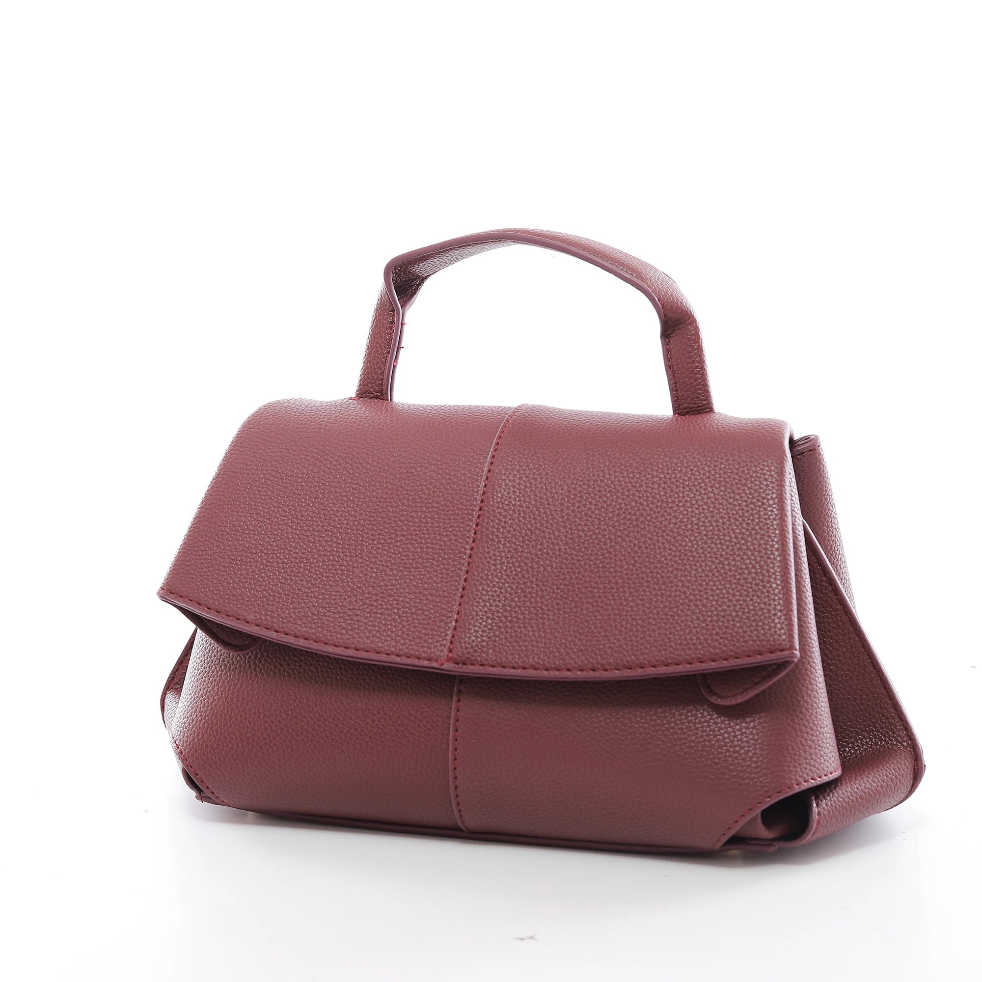 QAZA JD1151-1 Women PU Leather Color Block Tote Shoulder Bag Set
