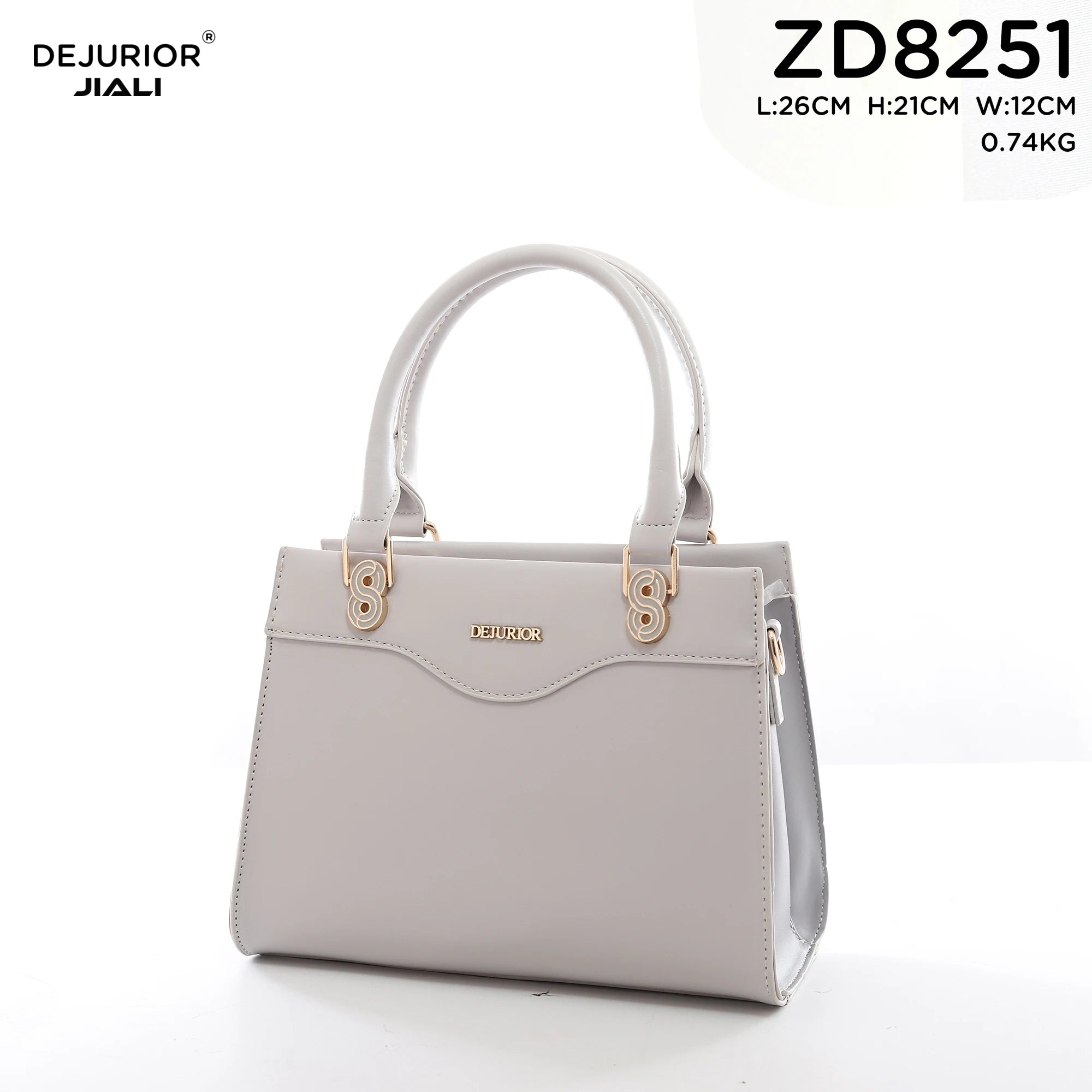 Women PU Leather Flap Handbag Structured Top Handle Crossbody Bag