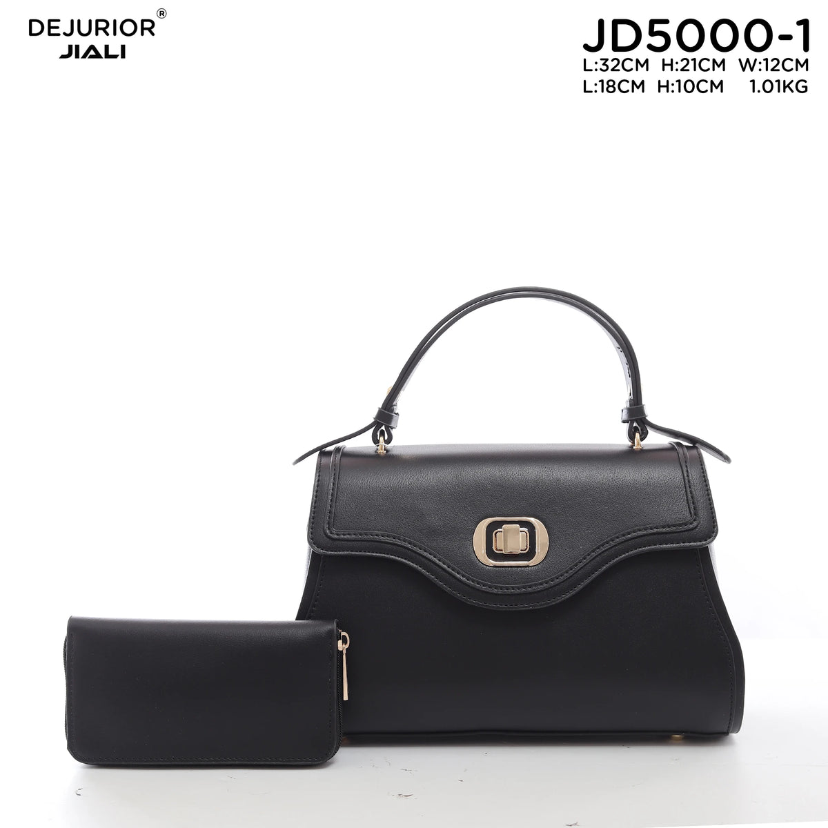 QAZA Women PU Leather Waterproof Large Capacity Flap Shoulder Bag