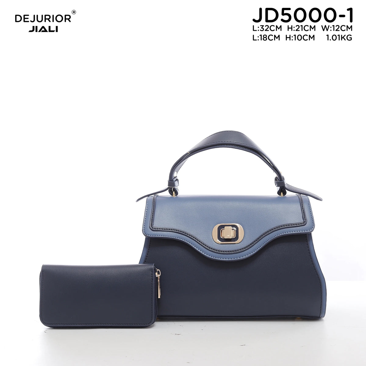 QAZA Women PU Leather Waterproof Large Capacity Flap Shoulder Bag