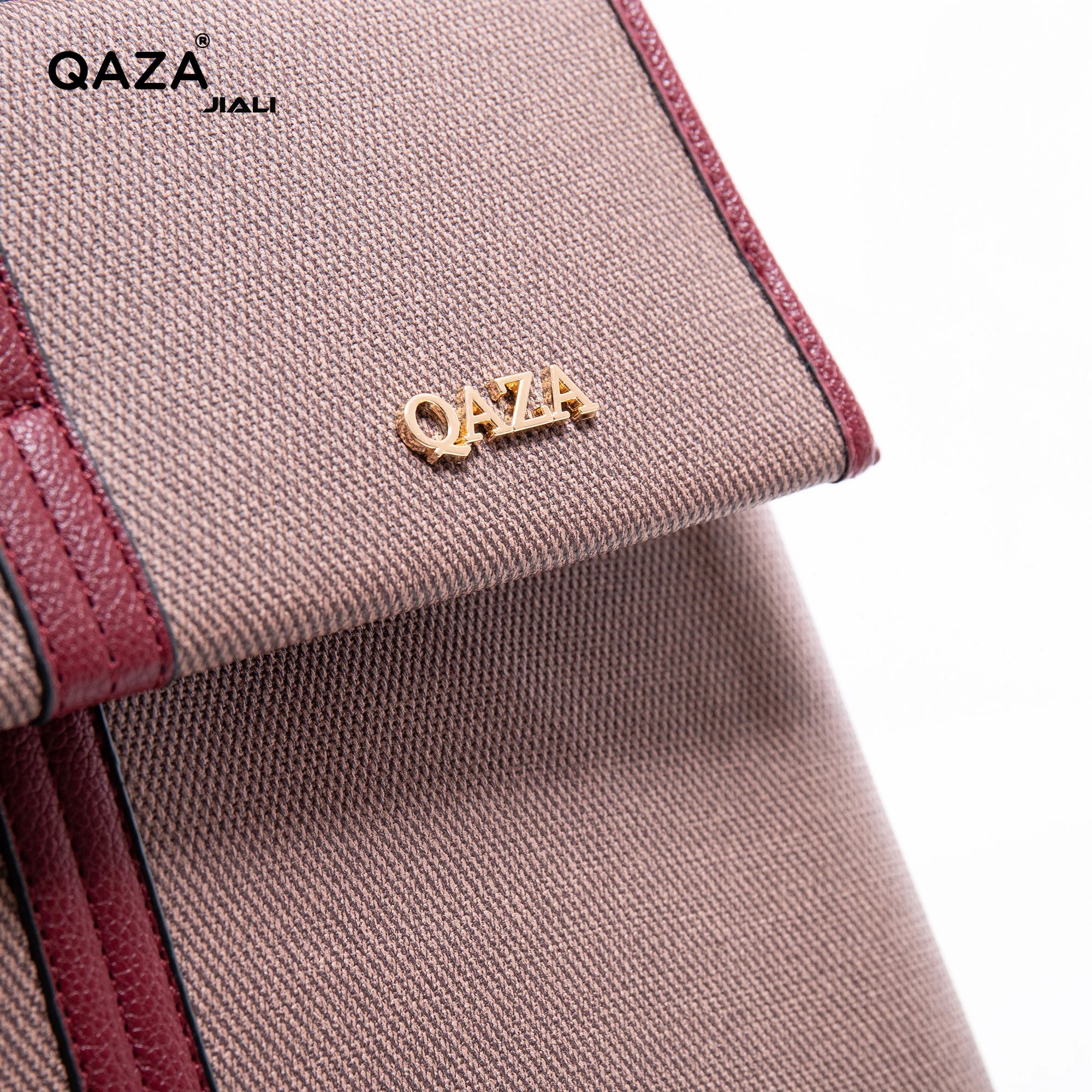 QAZA TR3050 Women PU Leather Crocodile Pattern Tote Bag Set