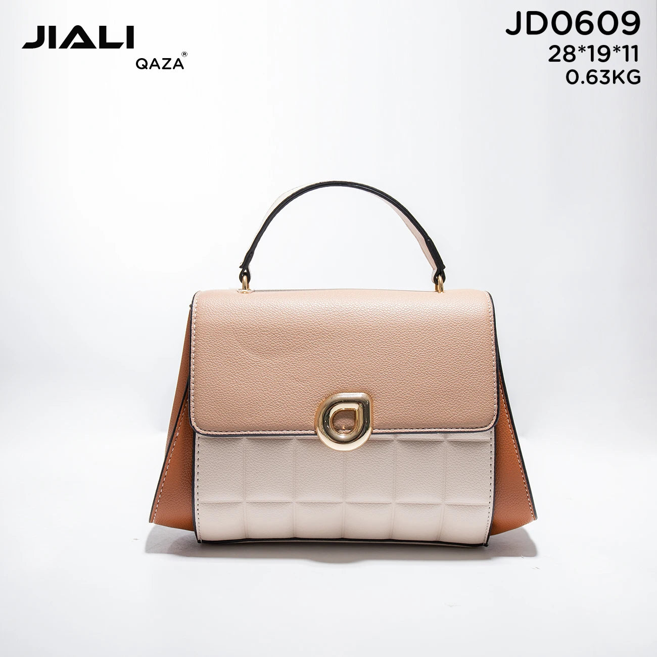 QAZA Women PU Leather Waterproof Flap Shoulder Handbag