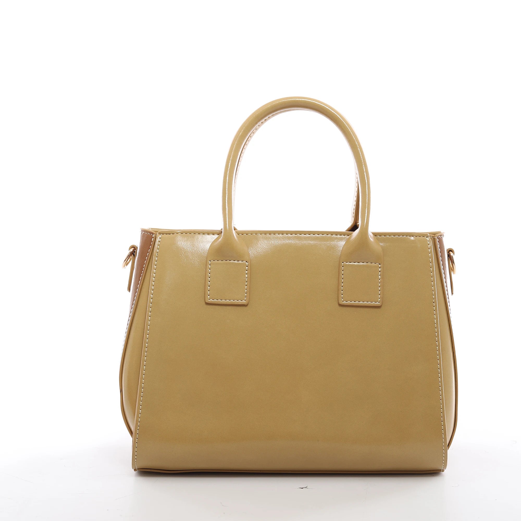 QAZA LD1535-1 Women PU Leather Crocodile Embossed Tote Bag Set