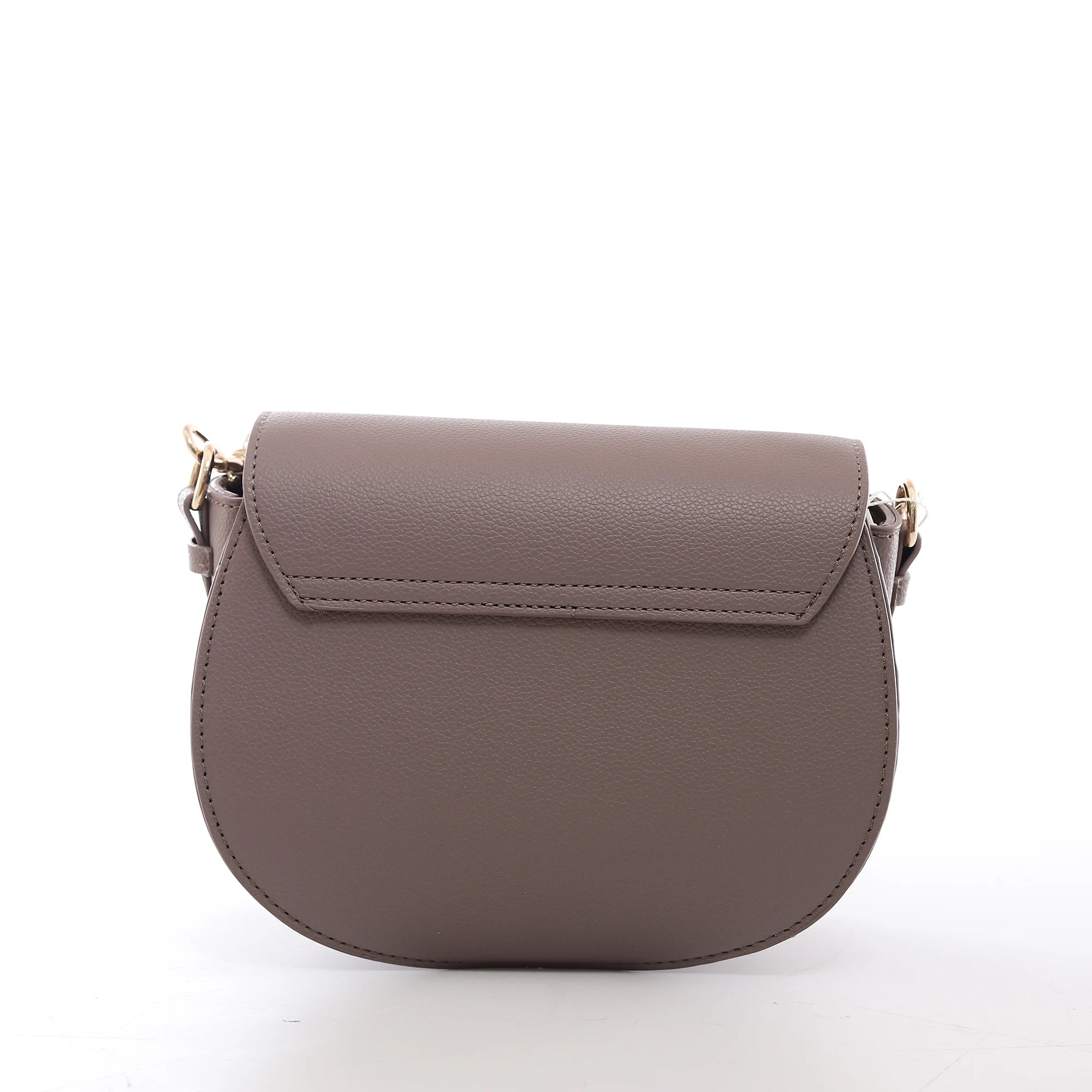 QAZA JD444 Women PU Leather Horseshoe Stitching Saddle Crossbody Bag