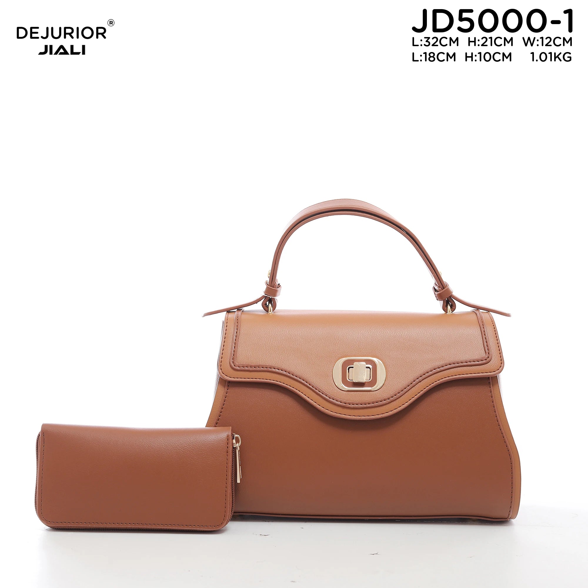 QAZA Women PU Leather Waterproof Large Capacity Flap Shoulder Bag