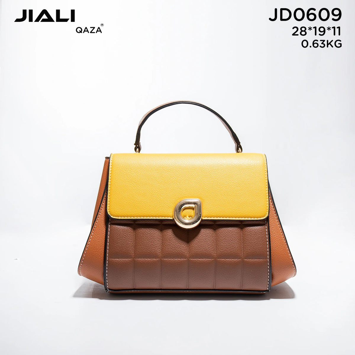 QAZA Women PU Leather Waterproof Flap Shoulder Handbag