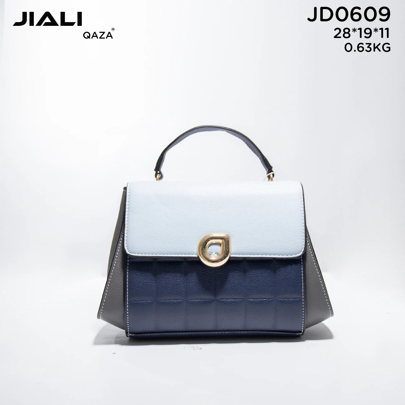 QAZA Women PU Leather Waterproof Flap Shoulder Handbag