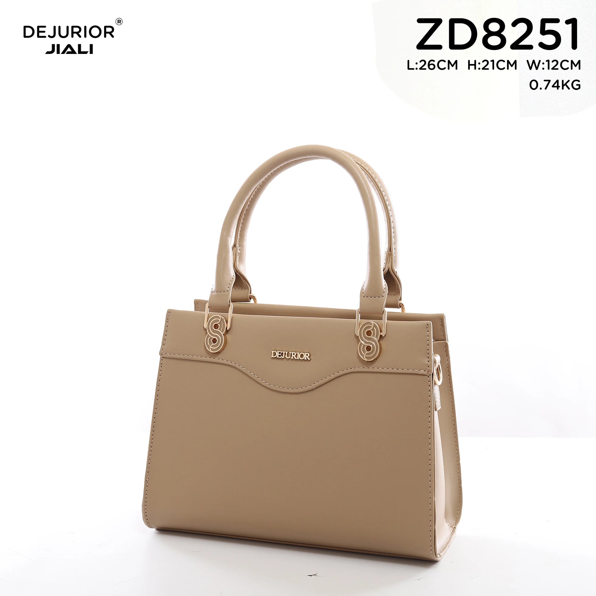 Women PU Leather Flap Handbag Structured Top Handle Crossbody Bag