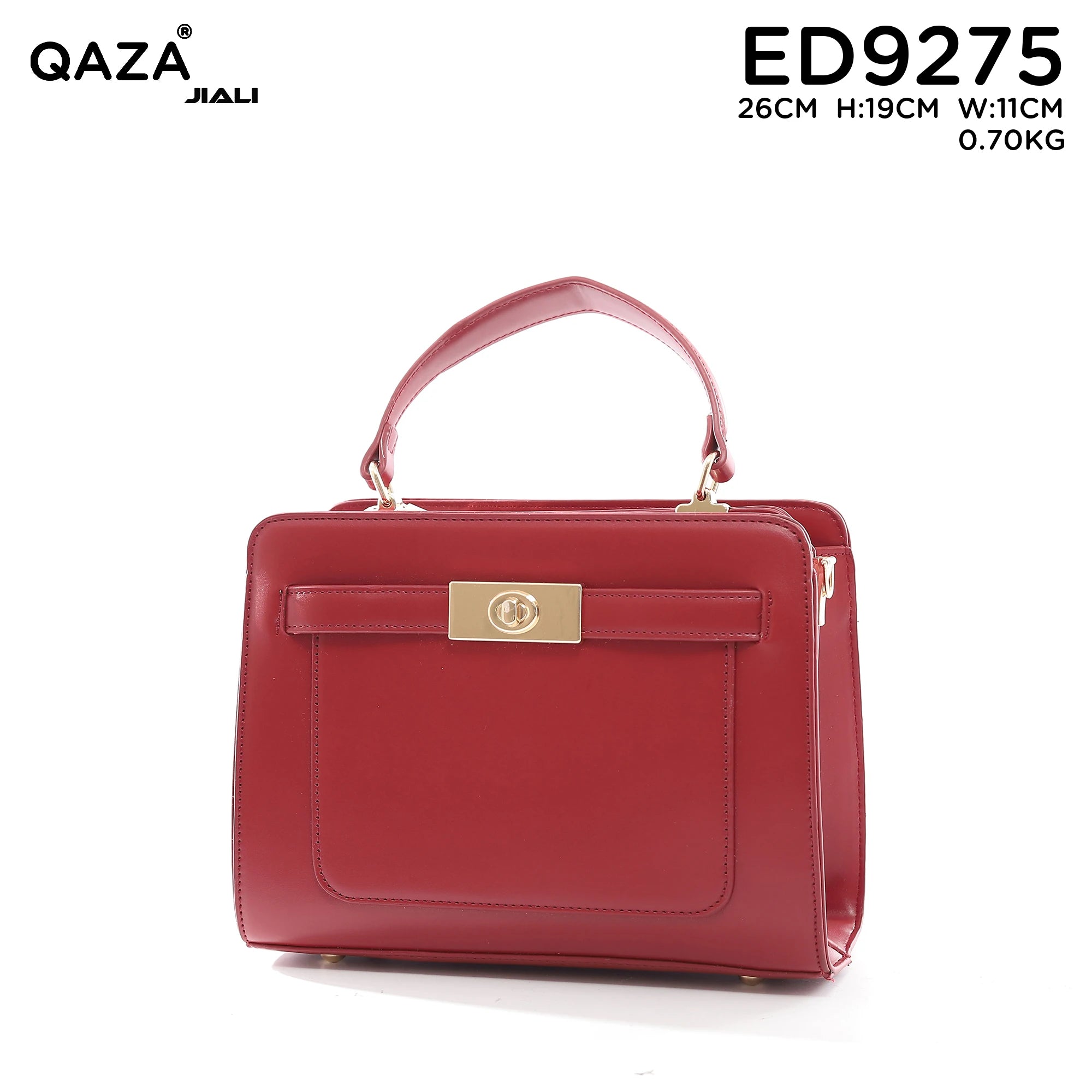 QAZA ED9275 Women PU Leather Casual Tote Bag Set
