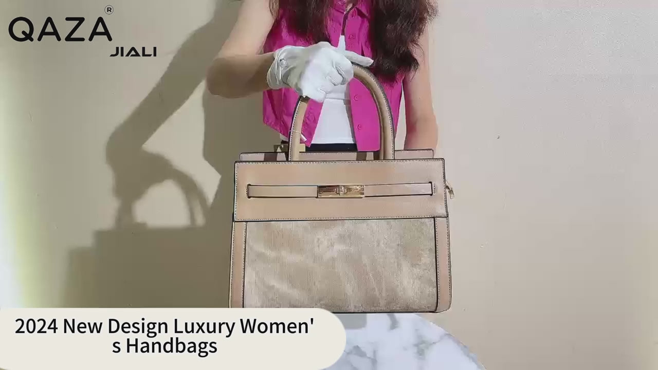 Women PU Leather Marble Pattern 3-in-1 Tote Bag Set